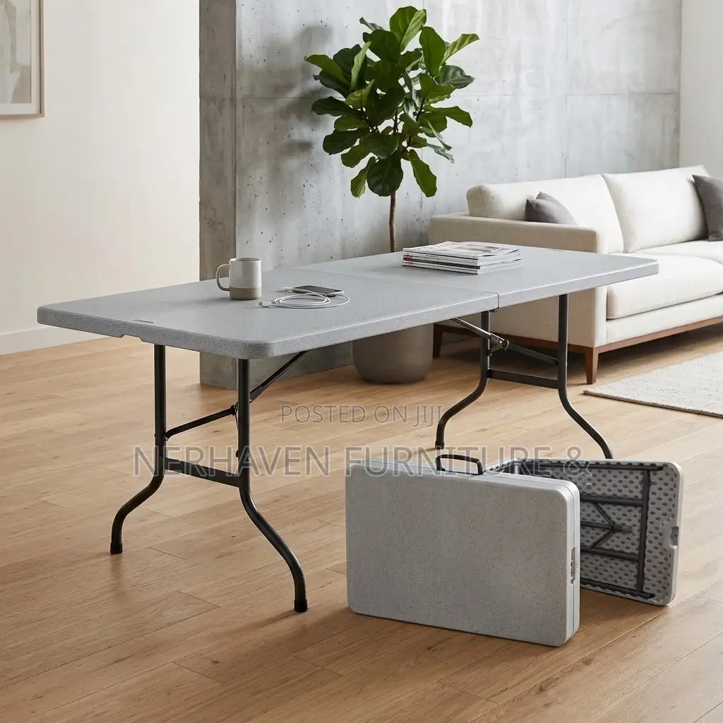Foldable Plastic Table – Portable & Space-Saving Table