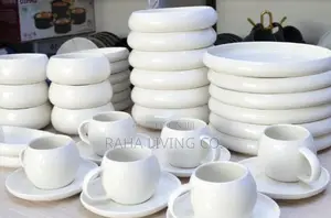 38pc Premium Elegant Dinner Set | White Ceramic | Complete Collection