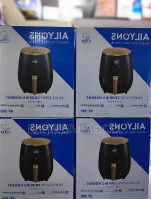 Ailyons AF-389 Air Fryer | 5L | Digital Display | Black