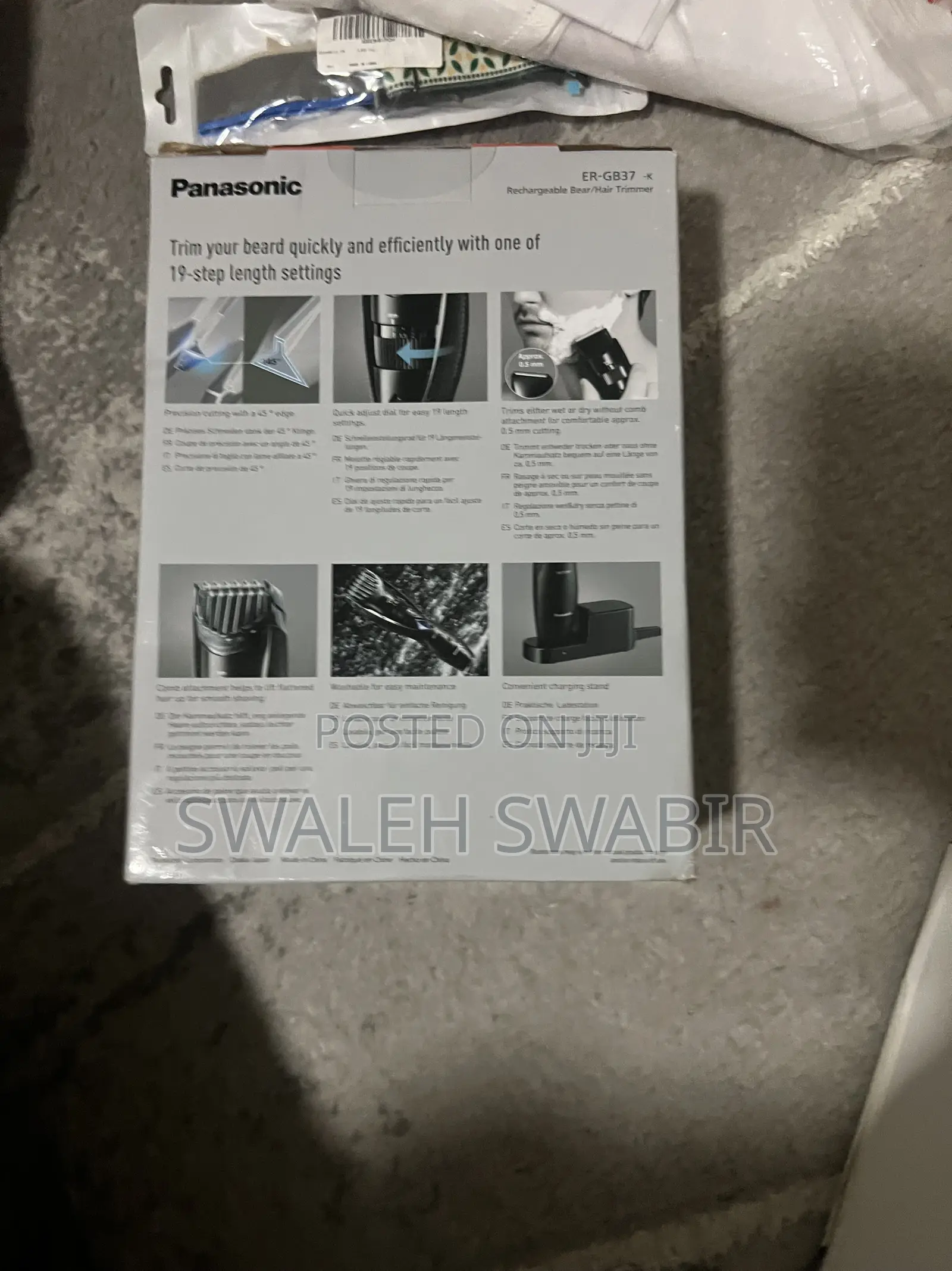 Panasonic Wet/Dry Precision Hair & Beard Trimmer – In Box