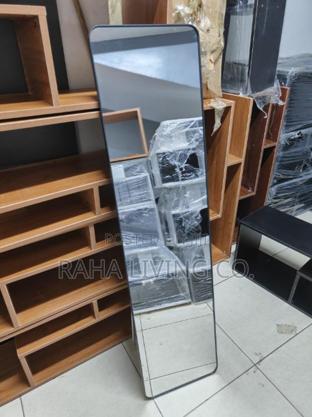 Frameless Full Length Dressing Mirror With Stand - main view