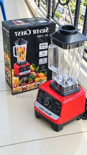 Silver Crest 2L Commercial Blender | 4500W | SC-1589 | Red