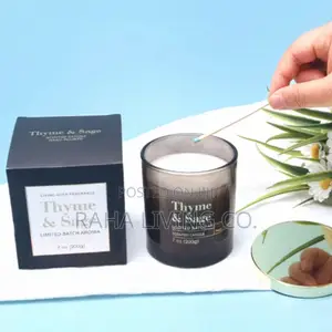 3pc Scented Soy Candle Set | Glass Jar With Lid | 3 Scents