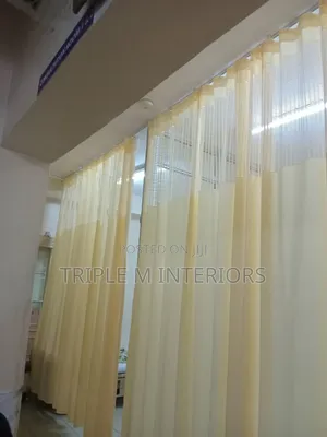 Cream Medical/ Hospital Curtains