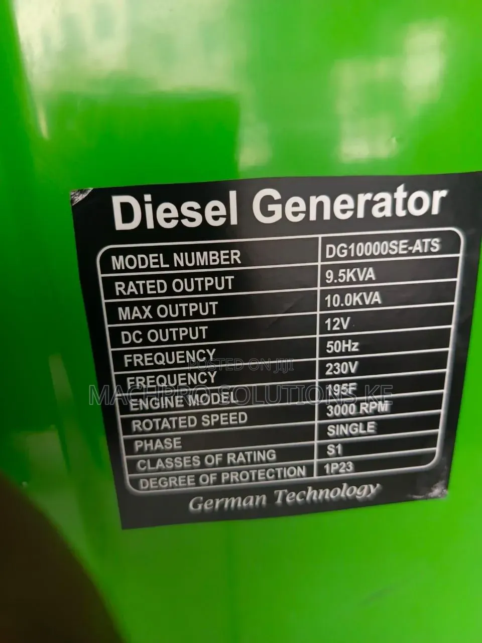 10KVA Astramilano Silent Diesel Generator