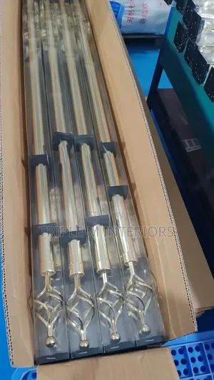 Quality Extendable 2-Meter Double Curtain Rod With All Accessories
