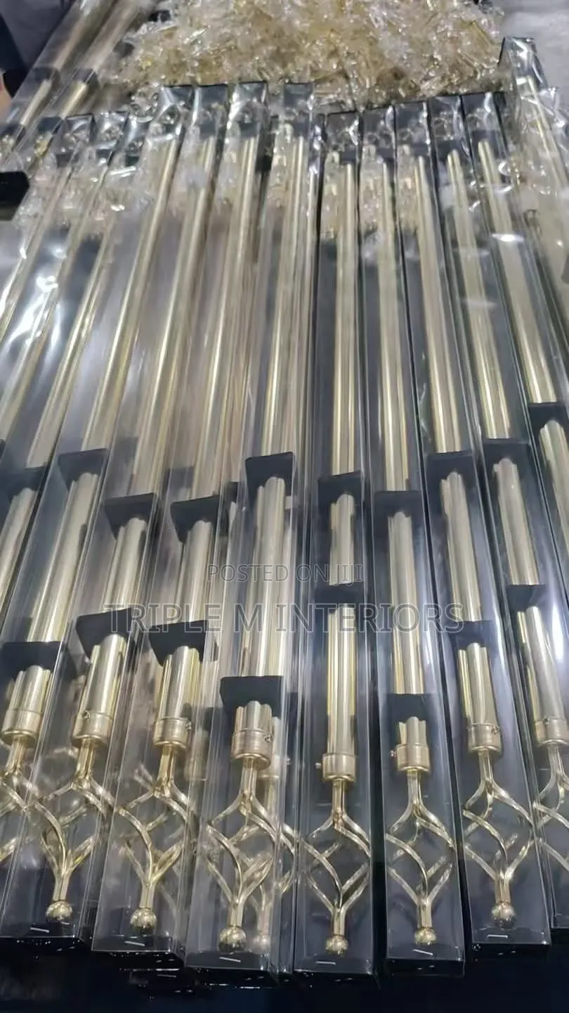 Quality Extendable 2-Meter Double Curtain Rod With All Accessories