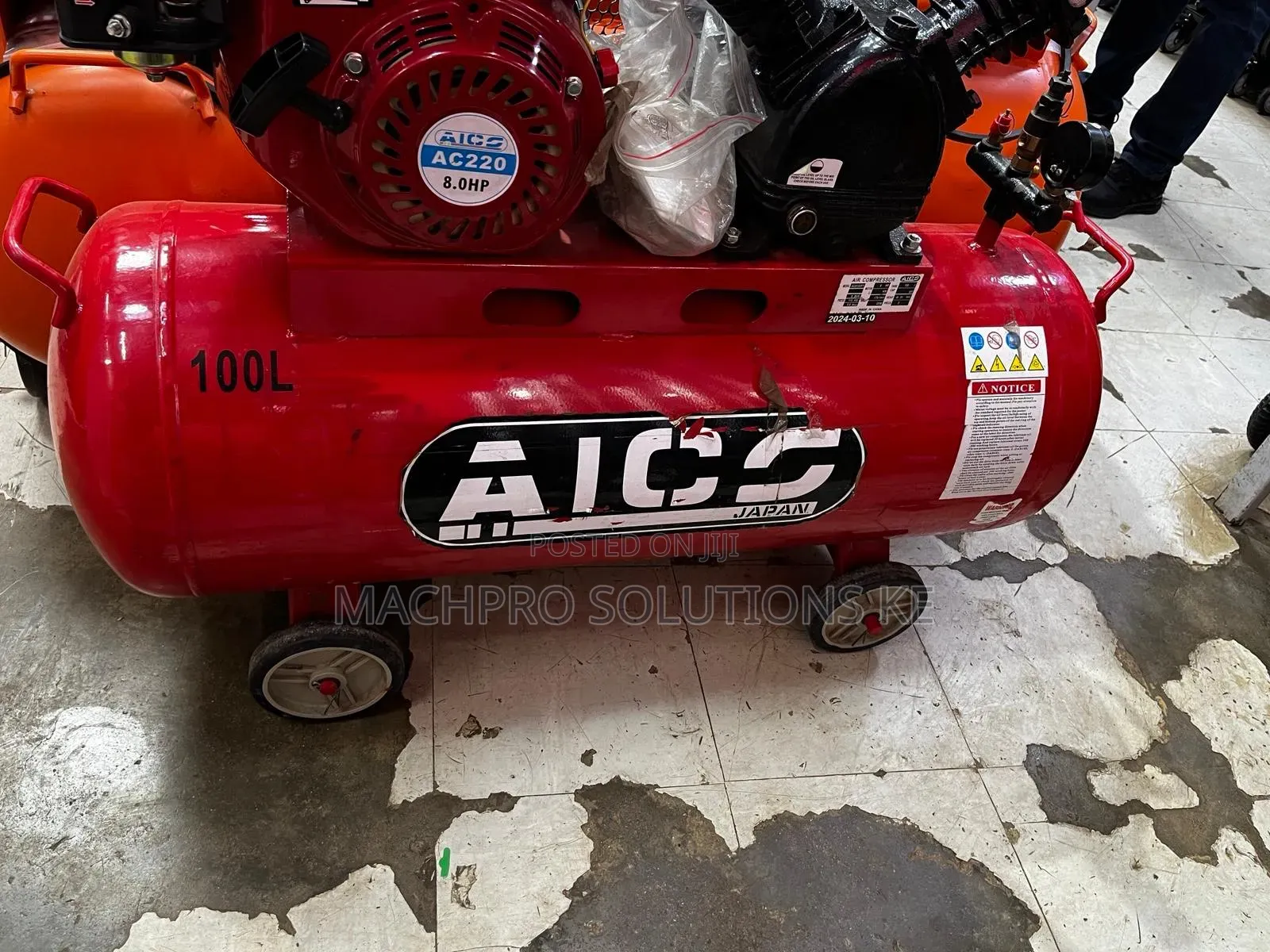 Aico 100l Air Compressor 2.0 Kw