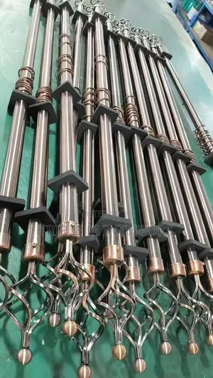 Heavy-Duty Extendable 3 Meter Double Curtain Rods