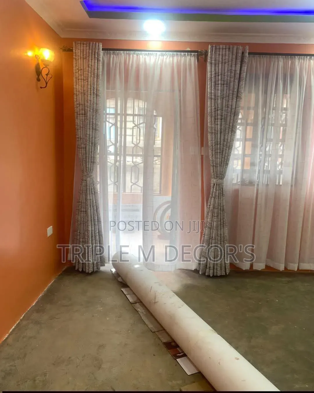 Neutral Earth Tone Living Room Curtains