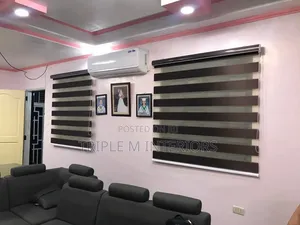 Multi-Colour Horizontal Zebra Blinds (Day & Night)-Window Blinds