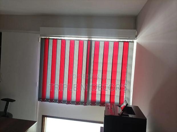 Airy Vertical Curtain Blinds for Office Privacy - main view
