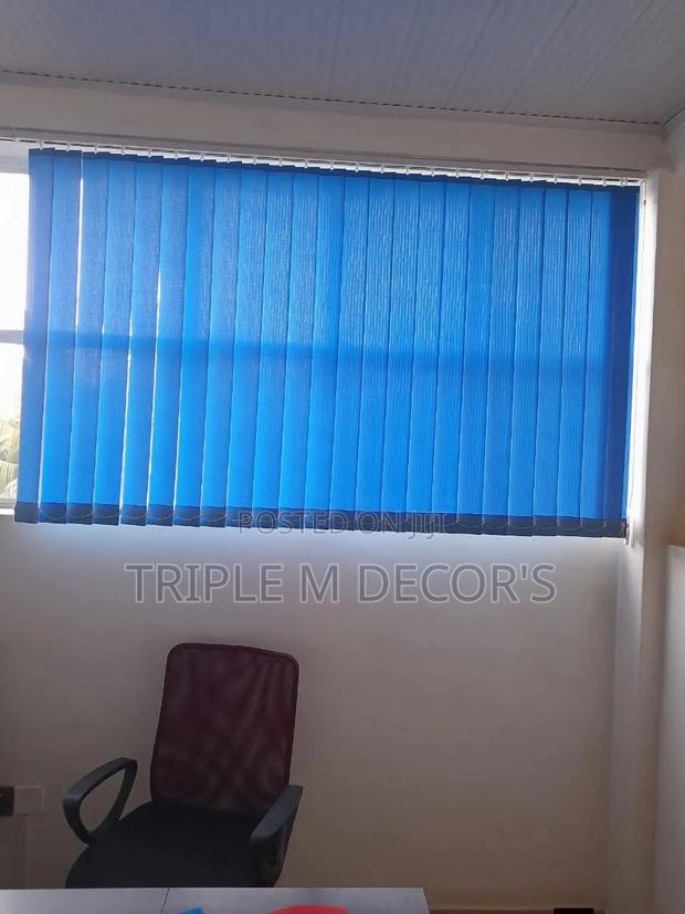 Airy Vertical Curtain Blinds for Office Privacy - thumbnail 2