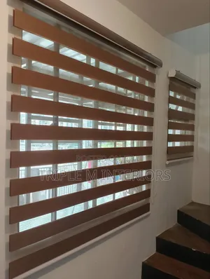 Window Blinds -Blackout & Sheer Combination Zebra Roller Blinds