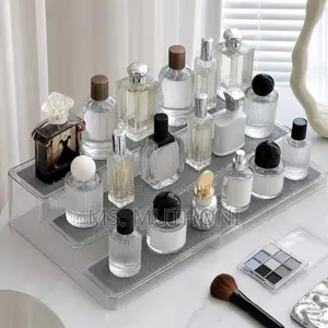 3 Tier Acrylic Expandable Perfume/Cosmetic /Multipurpose Rack