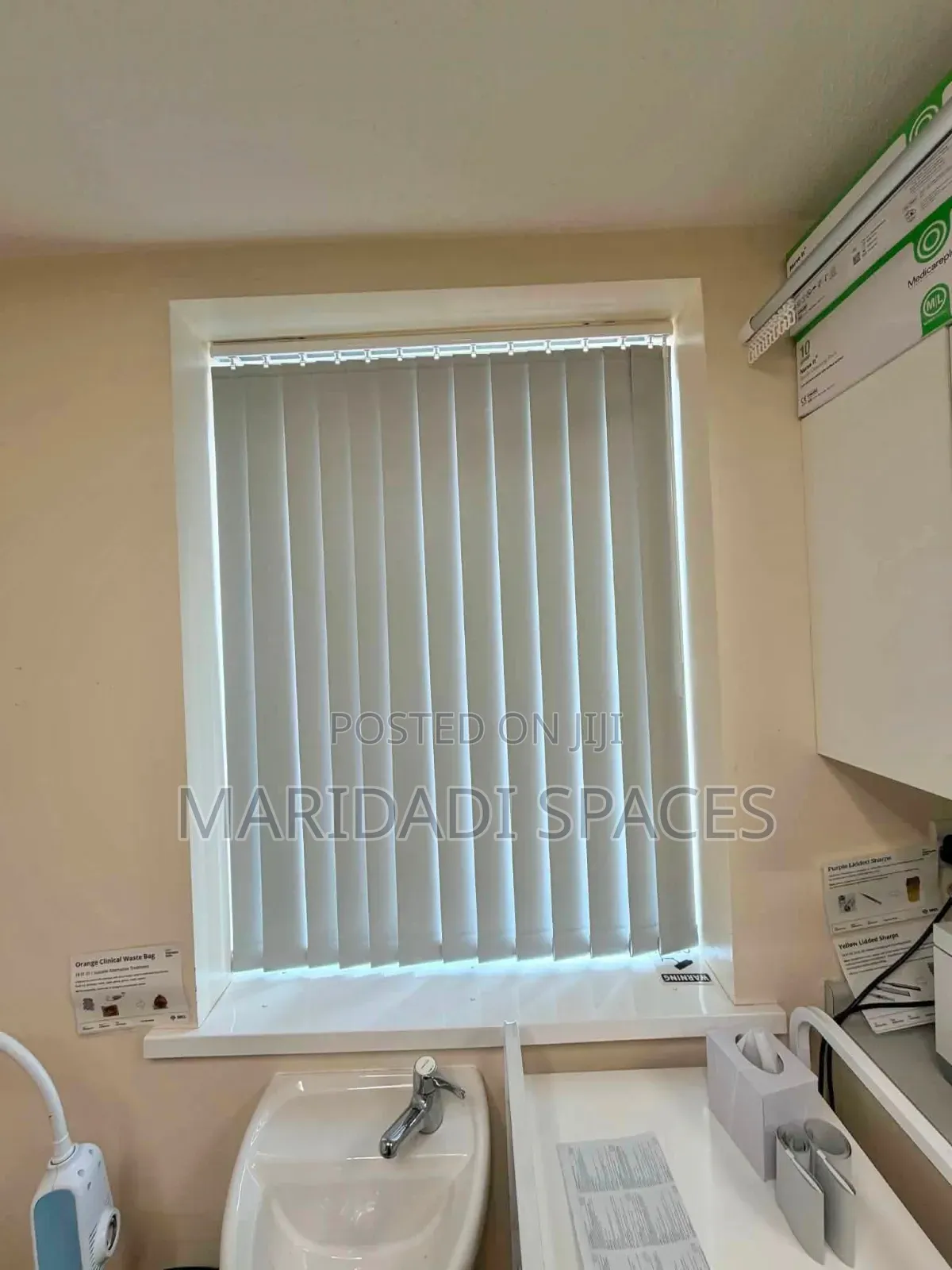 PVC Vertical Blinds-100% Waterproof & Blackout for Office Partition