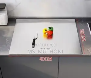 Heavy-Duty Stainless Steel Chopping Board