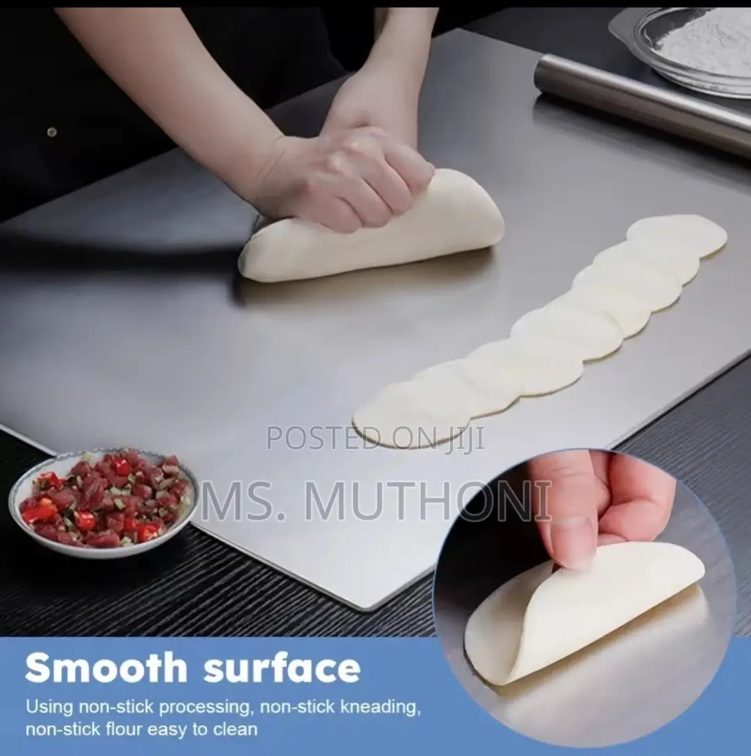 Heavy-Duty Stainless Steel Chopping Board