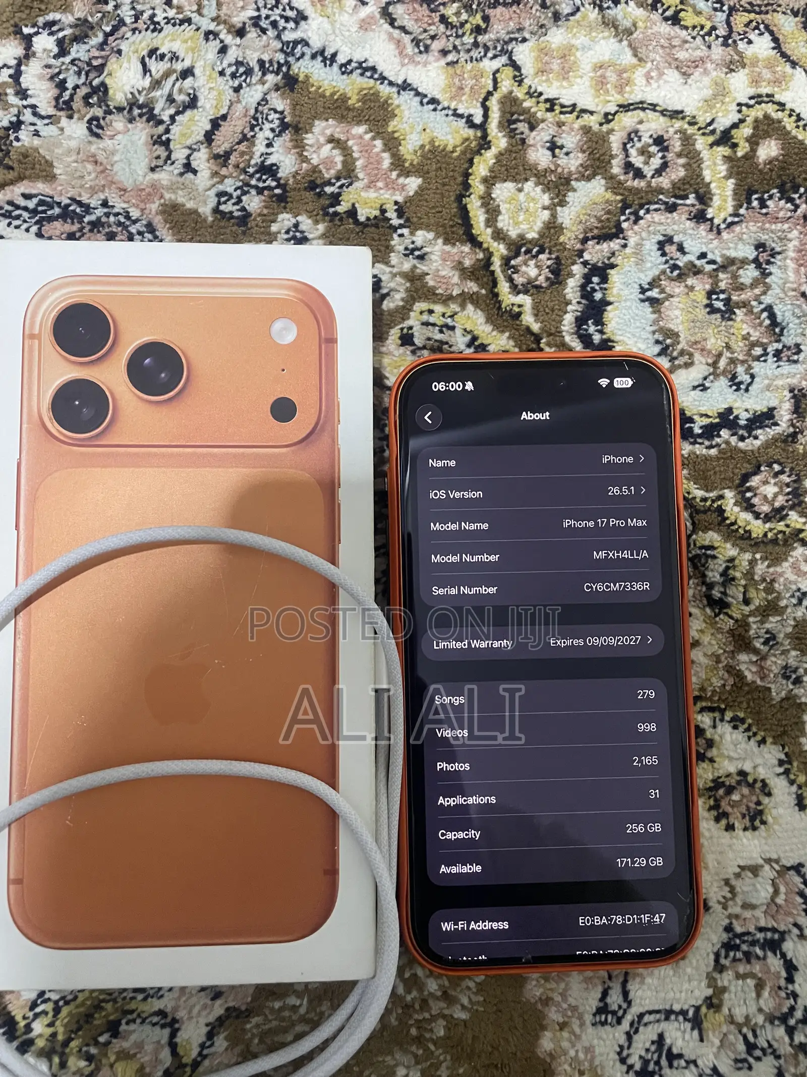 Apple iPhone 17 Pro Max 256 GB Orange