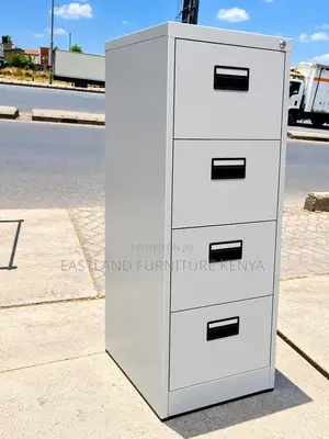 4-Drawer Steel Filing Cabinet – Lockable Office Storage