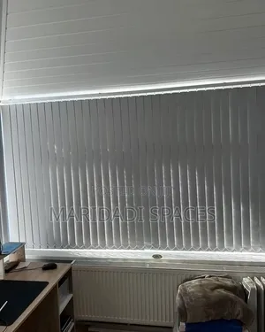 Modern Fabric Vertical Blinds-Light Filtering & Washable