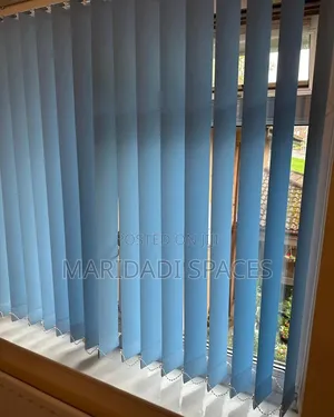 Modern Fabric Vertical Blinds-Light Filtering & Washable