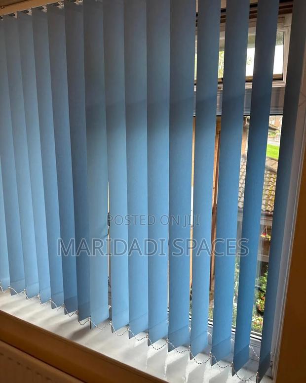Modern Fabric Vertical Blinds-Light Filtering & Washable - thumbnail 2