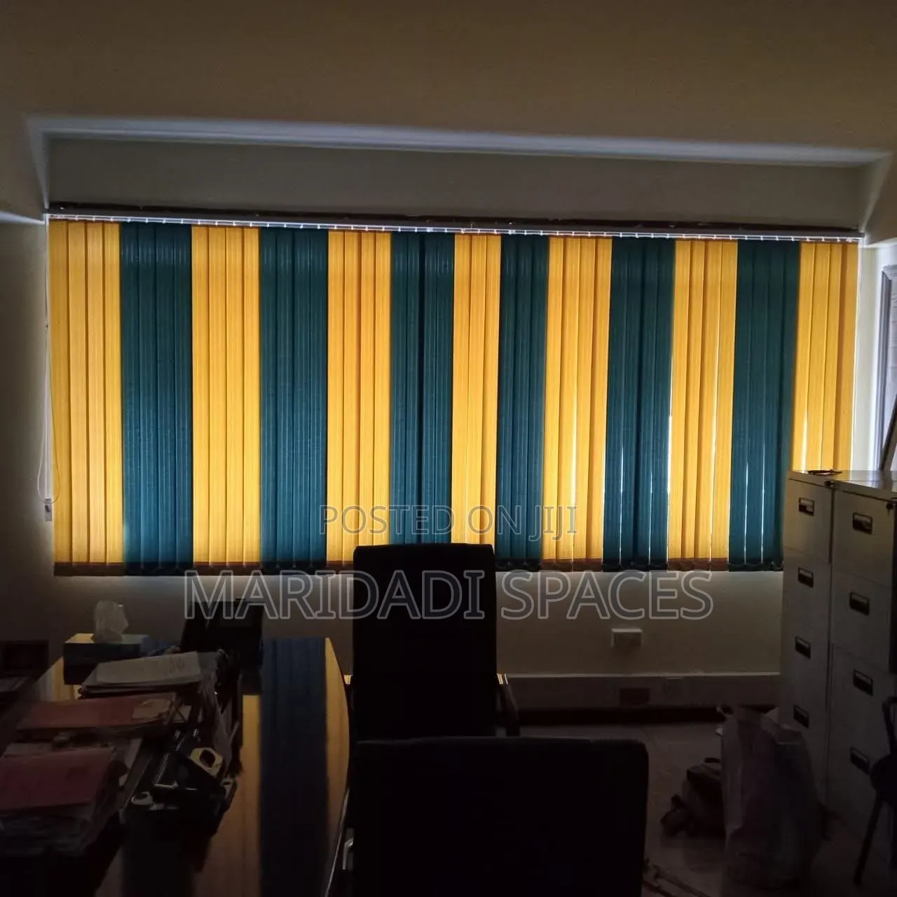 All Customized Sizes Available for Fabric Vertical Window Blinds