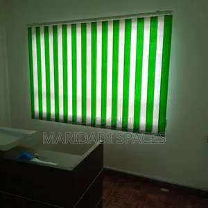 Thermal Insulated Fabric Vertical Blinds- Heat Block