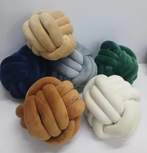 Knot Pillow Round Ball Home Decor Cushion 28CM Diameter Size)