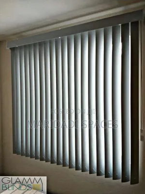 Heavy Duty PVC Vertical Office Blinds-100% Blackout & Washable