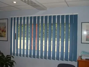 Heavy Duty PVC Vertical Office Blinds-100% Blackout & Washable