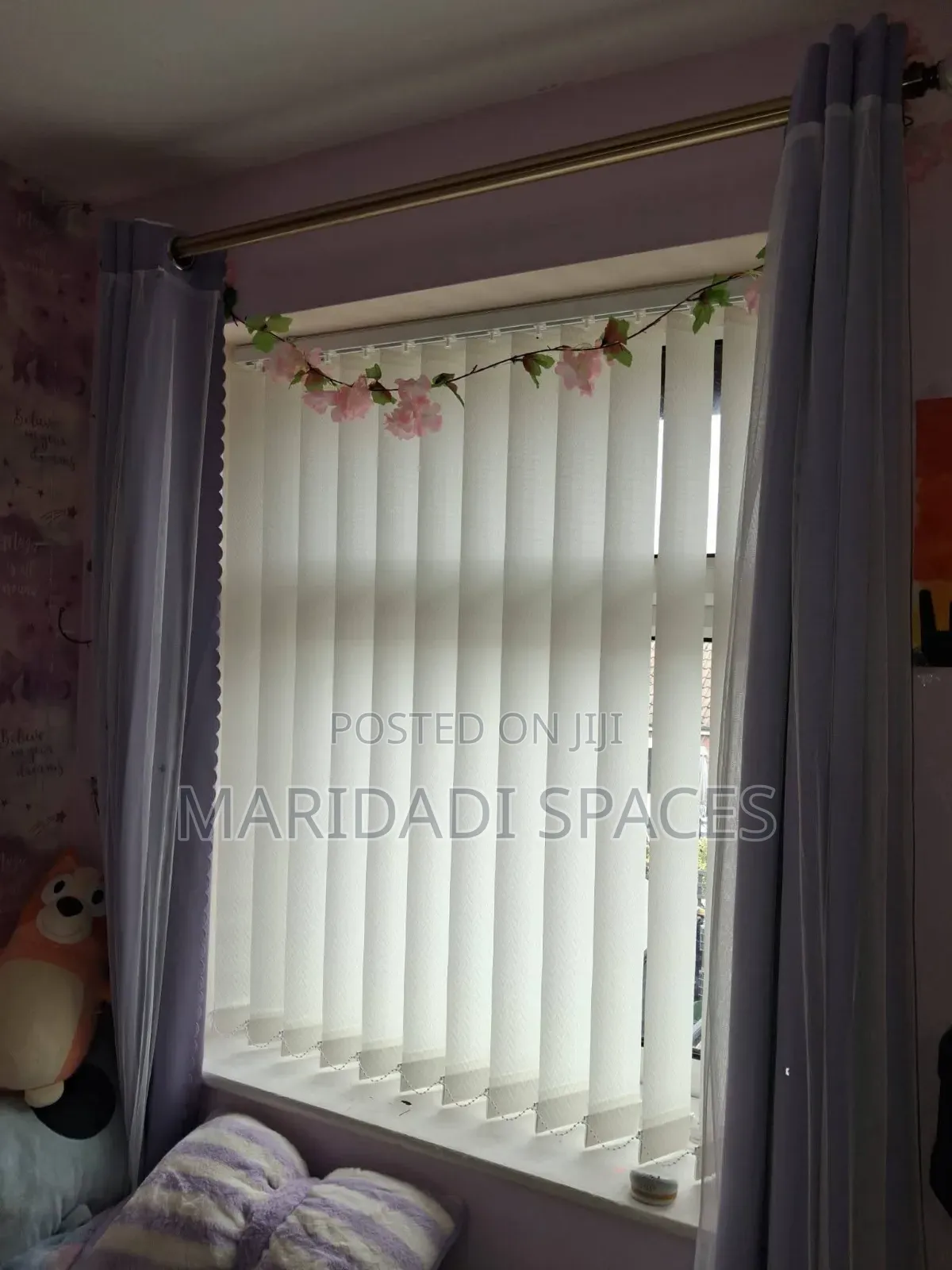 PVC Vertical Blinds for Office Partition- Easy Clean & Long Lasting