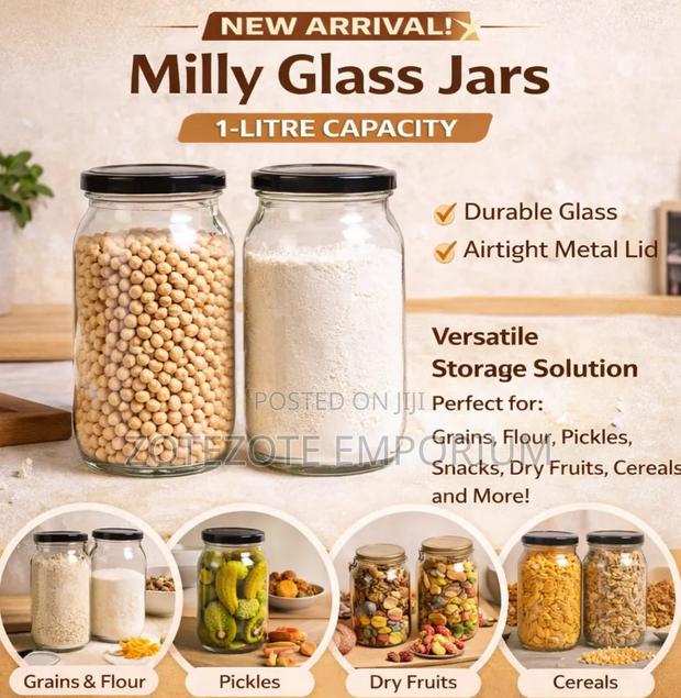 Milly Glass Jar 1Litre - main view