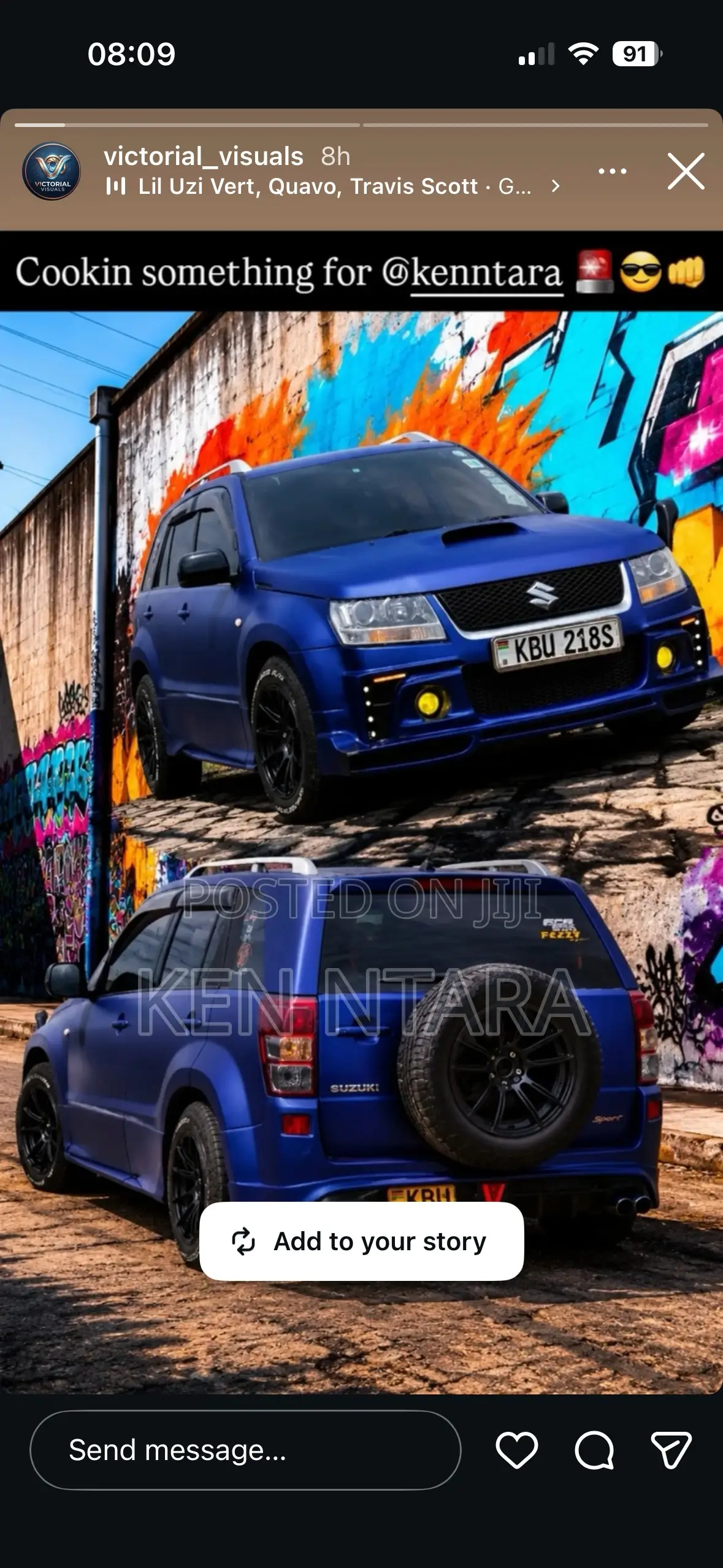 Suzuki Escudo 2006 Blue