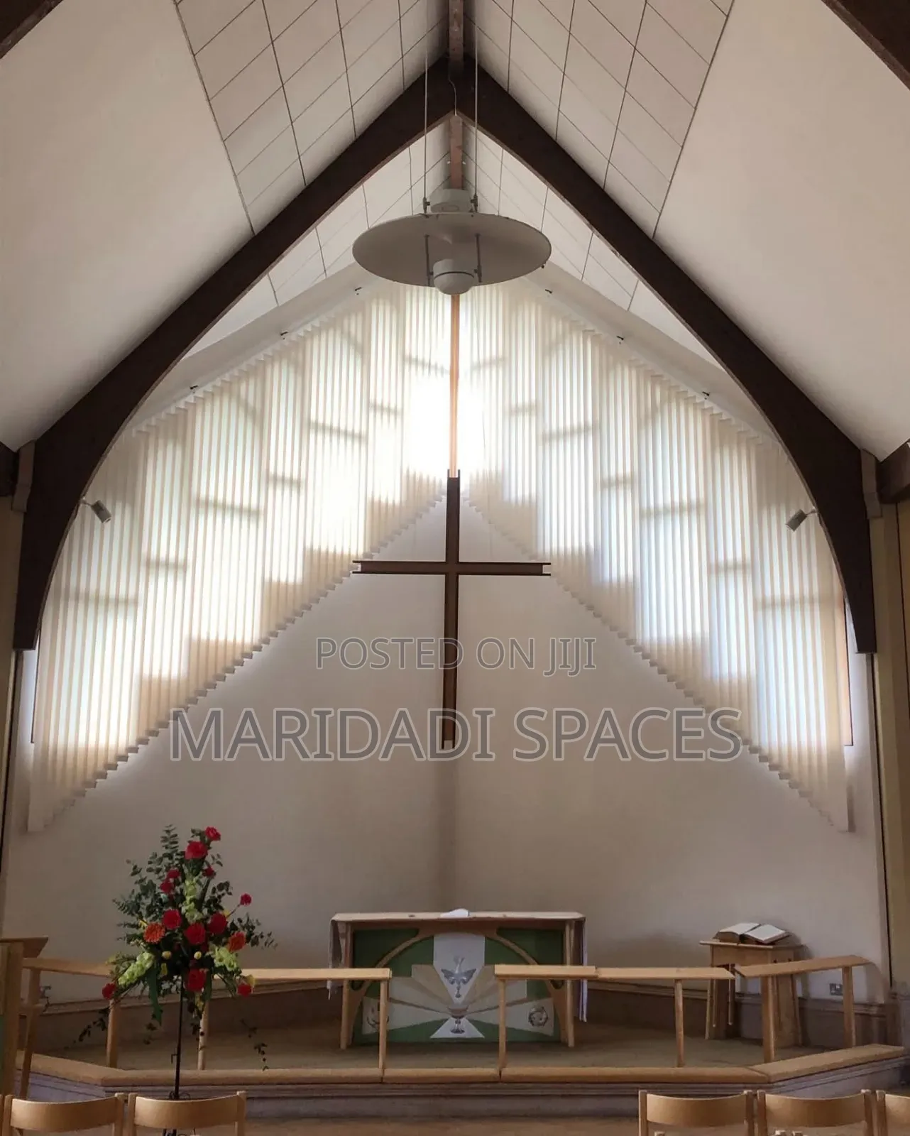 Church & Hall Vertical Blinds-Wide Width Coverage