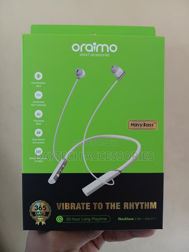 Oraimo Necklace Lite Neckband Wireless Earphone - - thumbnail 2