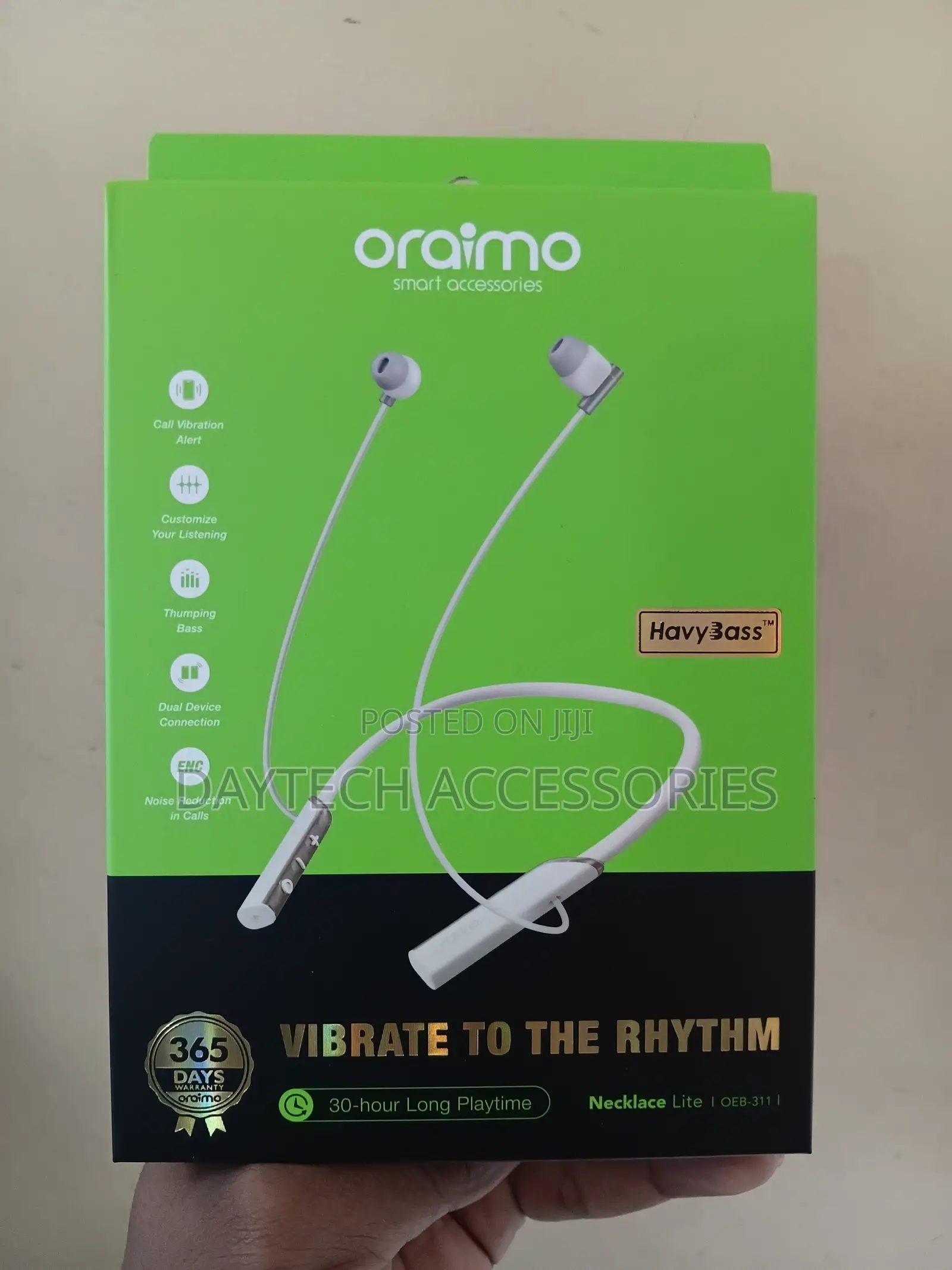 Oraimo Necklace Lite Neckband Wireless Earphone -