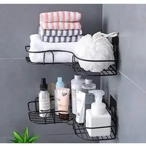 Bathroom/Kitchen Corner Shelf Rack