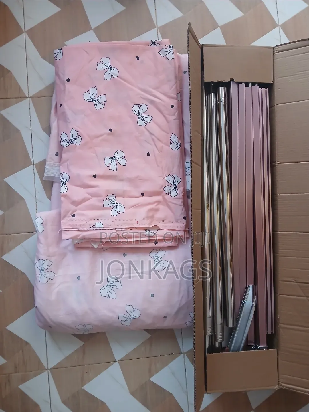U-Shaped Mosquito Net, Ranning Rails ,Double Privacy Shears
