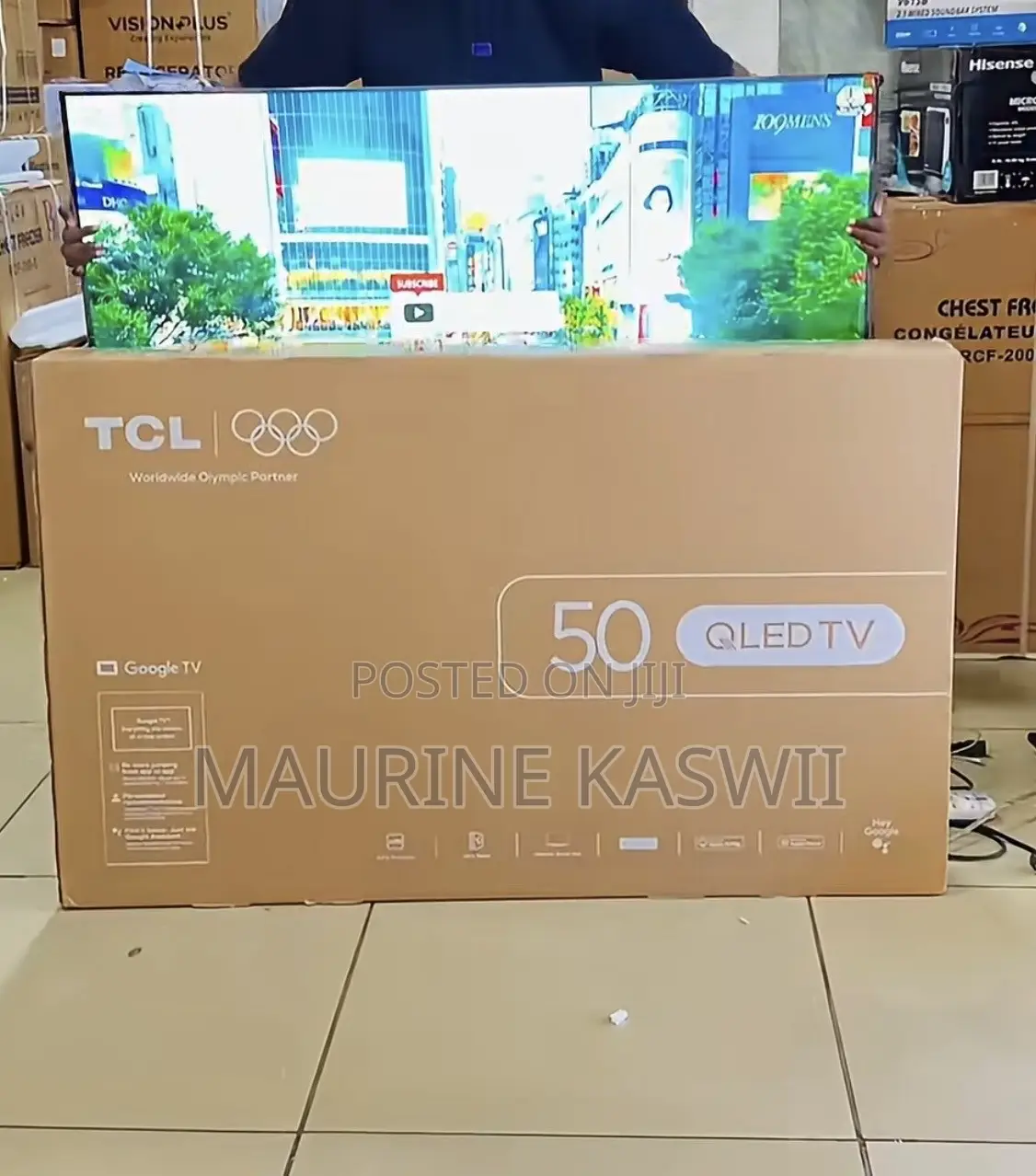 TCL Qled Smart 50”t6d Frameless