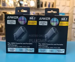 Anker Prime Ultra-Fast Wall Charger (100w,3 Ports,gan)