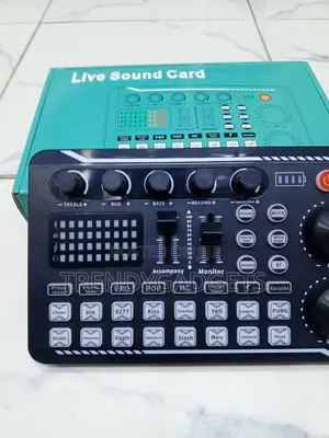F998 Live Sound Card Audio Mixer for TikTok & YouTube Streaming