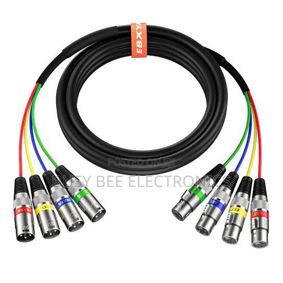 EBXYA 25ft Heavy Duty XLR Microphone Cable, - thumbnail 3
