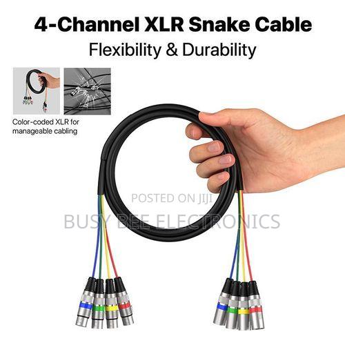 EBXYA 25ft Heavy Duty XLR Microphone Cable, - thumbnail 4