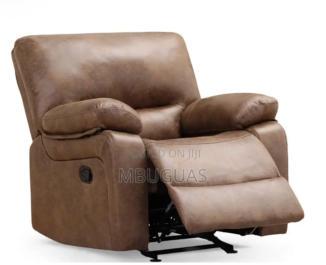 Faux Luxury Leather One Seater Incliner Sofa