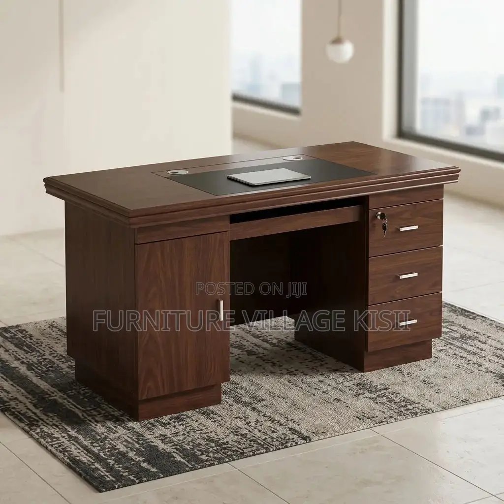 1.4M Executive Mahogany Office Desk