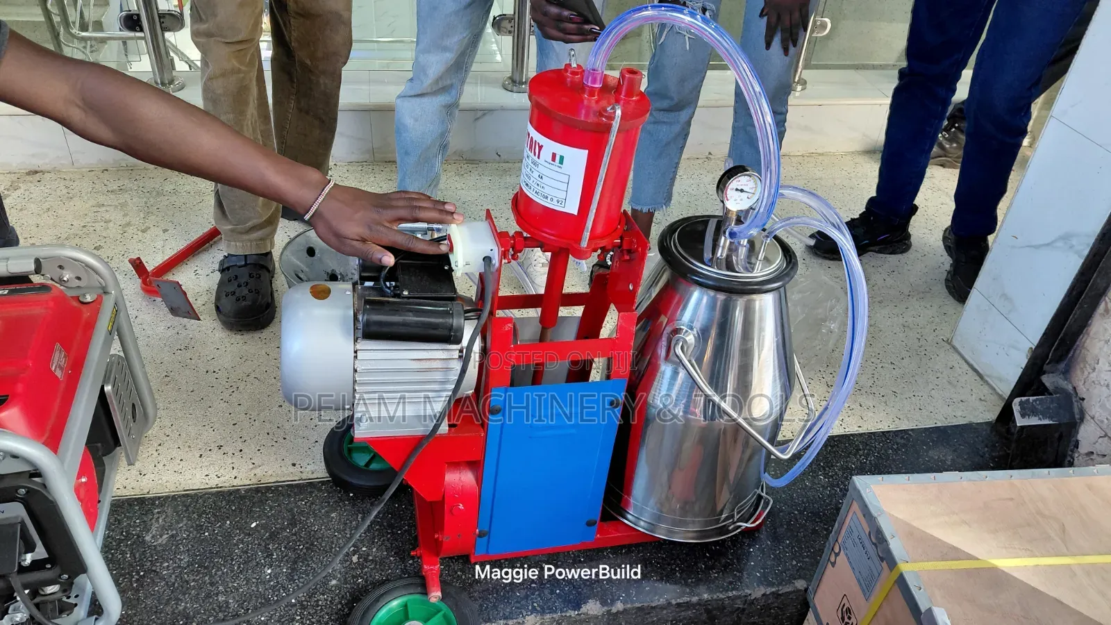 Kmax Single Cylinder Bucket Milking Machine