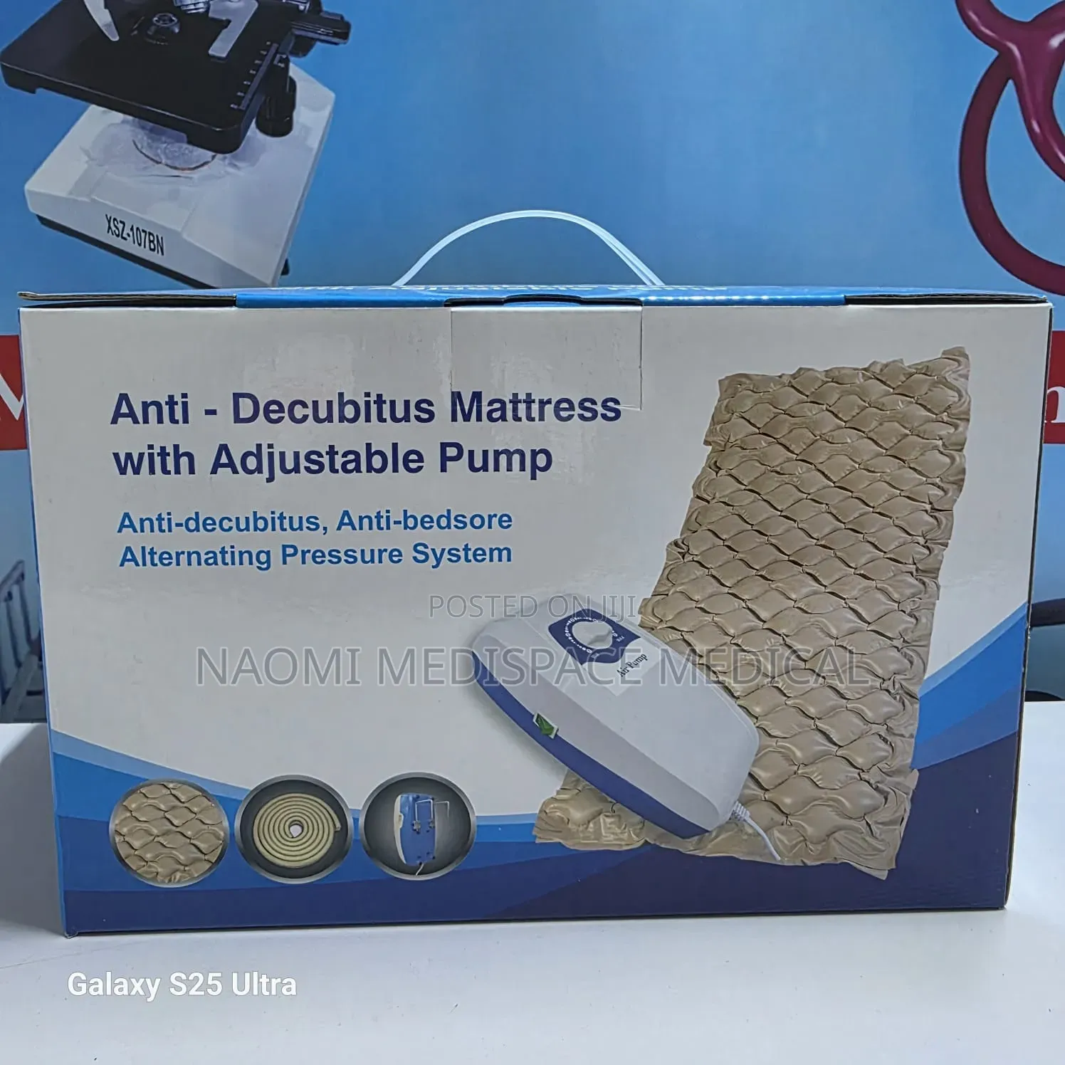 Alternating Air Pressure Bubble Ripple Mattress With Pump
