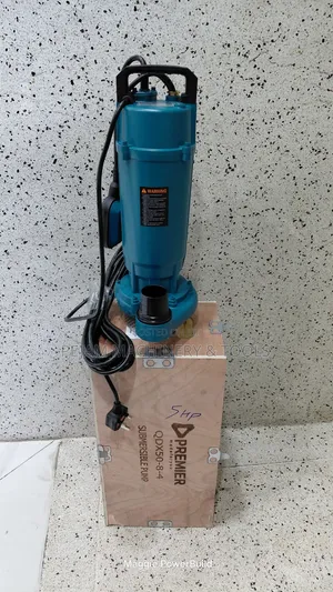 Premier QDX50-8-4 Submersible Pump 5 HP (4 kW) Motor 2-Inch 50 M3/H.